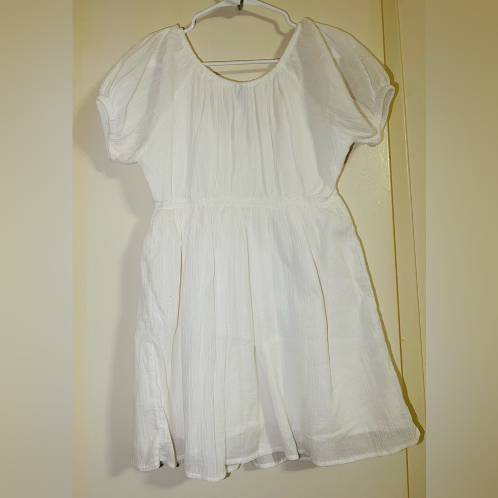 Ladies GAP White Baby Doll Shirt (M) - Picture 3 of 6